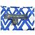 Autre Marque Langes Kleid Brooks Brothers Weiß Blau - Ansicht 5