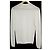 Autre Marque BLAMINK Leinen-Nylon Stricktop Weiß Aus weiß - Ansicht 2