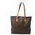 Borsa tote Cabas Mezzo in monogramma marrone Louis Vuitton