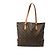 Borsa tote Cabas Mezzo in monogramma marrone Louis Vuitton - vista 2
