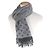Sciarpa in cashmere e lana Monogram Gradient Louis Vuitton Marrone Nero - vista 2