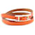Hermès Bracelet Double Tour Be Api HERMES Orange  - vue 1
