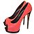Escarpins ouverts rouges Giuseppe Zanotti Taille 39 IT Noir