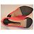 Escarpins ouverts rouges Giuseppe Zanotti Taille 39 IT Noir - vue 4