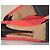 Escarpins ouverts rouges Giuseppe Zanotti Taille 39 IT Noir - vue 5