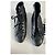 Schwarze Leder-Ankle-Boots von Yohji Yamamoto - Ansicht 7