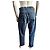 Jeans de denim bordados Junya Watanabe Azul - vista 13