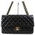 Borsa a Spalla Chanel A01112 Matelassé 25 in Pelle di Agnello Nero - vista 4