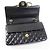 Borsa a Spalla Chanel A01112 Matelassé 25 in Pelle di Agnello Nero - vista 8