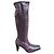 Botas Vic Matié Morado Oscuro Cuero
