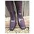 Botas Vic Matié Morado Oscuro Cuero - vista 3