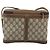 Borsa Sherry Line GG Supreme Web di GUCCI in PVC beige e oro 904 02 069 Auth LNZ716 D'oro - vista 2