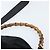 Borsa a mano in suede GUCCI Bamboo 2way Nero Oro 001 2404 1638 Auth 173894 D'oro - vista 14