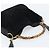 Borsa a mano in suede GUCCI Bamboo 2way Nero Oro 001 2404 1638 Auth 173894 D'oro - vista 6