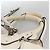 Chloé Bolso de mano Chloe Paddington de cuero blanco plateado Auth BSZ323 Plata - vista 14