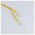 Pochette Prada Nylon Giallo Argento Auth gh1970 - vista 9