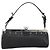 Borsa a Spalla LOEWE in Pelle Argento Nero Auth SW2182V
