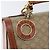 Céline Borsa a mano circolare in tela Macadam CELINE PVC 2 in 1 Beige Oro Auth AMZ333A D'oro - vista 19