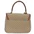 Céline Borsa a mano circolare in tela Macadam CELINE PVC 2 in 1 Beige Oro Auth AMZ333A D'oro - vista 2