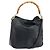 Borsa a mano in pelle Gucci Bamboo 2 in 1 Nero Oro 001 1638 Auth BSZ349