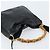 Borsa a mano in pelle Gucci Bamboo 2 in 1 Nero Oro 001 1638 Auth BSZ349 - vista 6