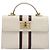 BALLY Hand Bag Leather 2way White Gold Auth YKZ532A Golden - view 13