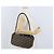 Borsa a Spalla in Tela Trotter Christian Dior Blu Navy Oro Auth AMZ388 - vista 19
