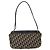 Borsa a Spalla in Tela Trotter Christian Dior Blu Navy Oro Auth AMZ388 - vista 2
