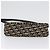 Borsa a Spalla in Tela Trotter Christian Dior Blu Navy Oro Auth AMZ388 - vista 5