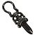 Pendente Daga Chrome Hearts Top Ag925 Argento Auth AMZ116SM