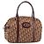 Borsa a mano in tela Trotter Christian Dior Rossa Oro Auth ep13938