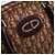 Borsa a mano in tela Trotter Christian Dior Rossa Oro Auth ep13938 - vista 17
