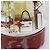 CHANEL Snow Globe Glass Red CC Auth BA11733 - view 12