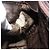 Sac Tote Prada en nylon marron argent authentique SW2170 Argenté - vue 11