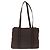 Sac Tote Prada en nylon marron argent authentique SW2170 Argenté - vue 2