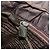 Sac Tote Prada en nylon marron argent authentique SW2170 Argenté - vue 20