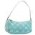Pochette Accessorio CÉLINE Camoscio Verde Argento Auth AMZ035A