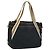 PRADA Borsa a mano in nylon nero argento Auth BSZ447