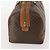 Céline Borsa Boston in tela Macadam CELINE in pelle PVC marrone oro Auth 173776 D'oro - vista 4