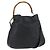 Borsa a mano in pelle Gucci Bamboo 2way Nera Oro 001 3754 1577 Auth ep13982 Nero D'oro