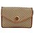 Céline Borsa a Spalla in Tela Macadam CELINE PVC Beige Oro Auth YKZ313A D'oro - vista 13