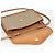 Céline Borsa a Spalla in Tela Macadam CELINE PVC Beige Oro Auth YKZ313A D'oro - vista 18