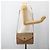 Céline Borsa a Spalla in Tela Macadam CELINE PVC Beige Oro Auth YKZ313A D'oro - vista 24