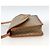Céline Borsa a Spalla in Tela Macadam CELINE PVC Beige Oro Auth YKZ313A D'oro - vista 3