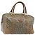 Céline Borsa a Mano CELINE C Sulky PVC Beige Oro Auth 173702 D'oro
