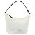 Borsa a mano PRADA in nylon argento e bianco Auth bs34109
