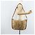 Borsa a Spalla Salvatore Ferragamo PVC Tela Beige Oro Auth bs33984 - vista 22