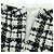 Falda CHANEL Tweed 36 Negro Blanco CC Auth am11048V - vista 6