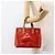 LOUIS VUITTON Monogram Vernis Reade PM Borsa a Mano Rossa M91088 LV Auth AMZ479 Rosso - vista 21