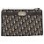 Borsa a Spalla in Tela Trotter Christian Dior Blu Navy e Oro Auth AMZ357 D'oro - vista 13